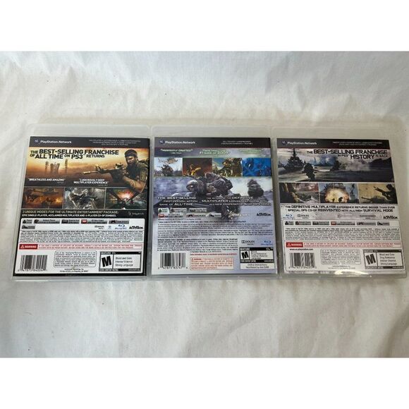 Call of Duty Black Ops, Modern Warefare 2 & 3 All Complete CIB Tested & Work! - Picture 2 of 3